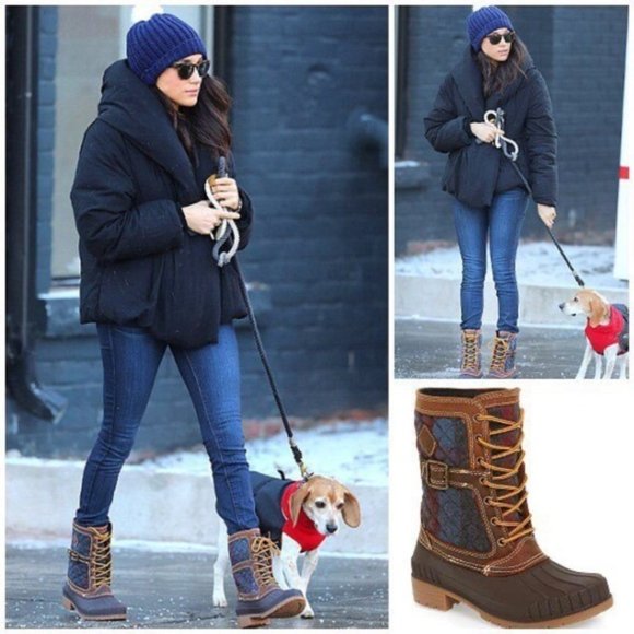 Kamik Sienna F2 Snow Boot Cuffed Plaid Snow Boot - Picture 9 of 11